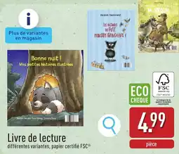 ALDI Livre de lecture aanbieding