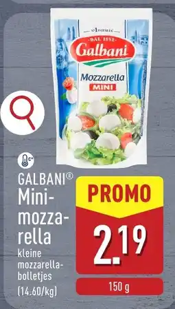 ALDI Galbani minimozzarella aanbieding