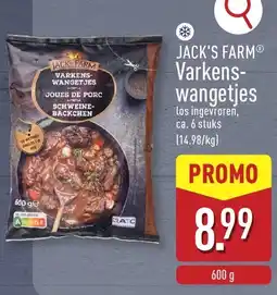 ALDI Jack's farm varkens-wangetjes aanbieding
