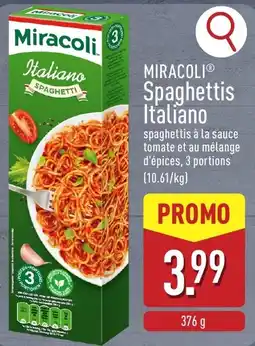 ALDI Miracoli spaghetti italiano aanbieding