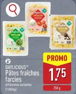 ALDI Daylicious Pâtes fraîches farcies aanbieding