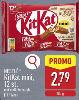 ALDI nestlé kitkat mini aanbieding