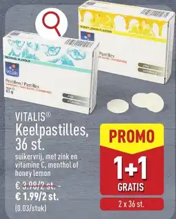 ALDI Vitalis Keelpastilles aanbieding