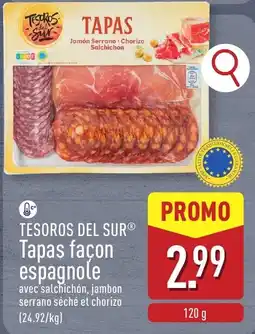 ALDI Tapas façon espagnole aanbieding