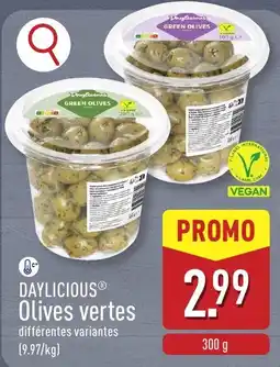 ALDI Daylicious olives vertes aanbieding