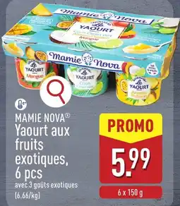 ALDI Mamie nova yaourt aux fruits exotiques aanbieding