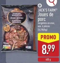 ALDI Jack's farm joues de porc aanbieding
