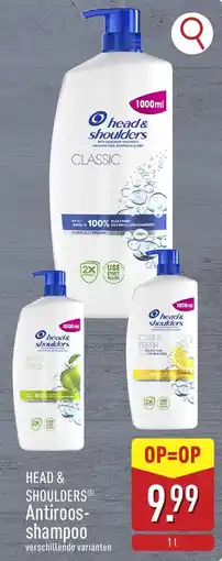 ALDI head & shoulders antiroos-shampoo aanbieding