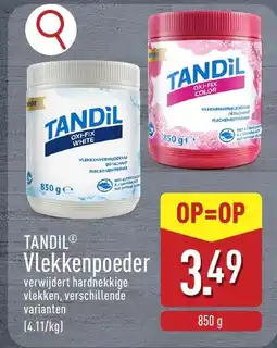 ALDI Tandil vlekkenpoeder aanbieding