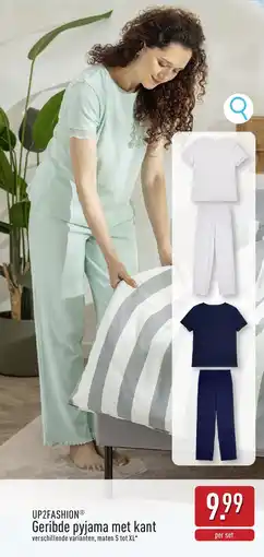 ALDI Gerbide pyjama met kant aanbieding