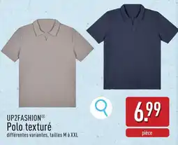 ALDI Polo texturé aanbieding