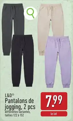 ALDI Pantalons de jogging aanbieding