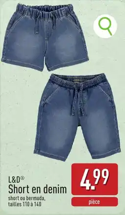 ALDI Short en denim aanbieding