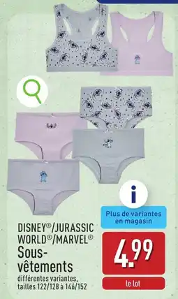 ALDI Sous-vêtements aanbieding