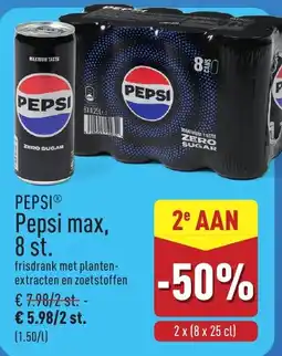 ALDI Pepsi max aanbieding