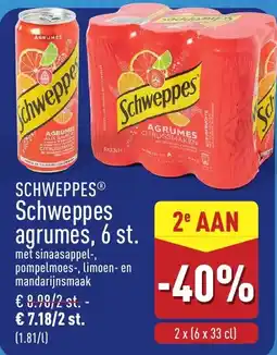 ALDI Schweppes agrumes aanbieding