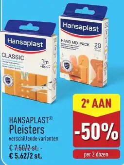 ALDI Hansaplast pleisters aanbieding