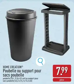 ALDI Poubelle ou support pour sacs poubelle aanbieding