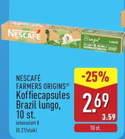 ALDI Nescafe farmers origins koffiecapsules aanbieding