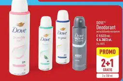 ALDI Dove Deodorant aanbieding