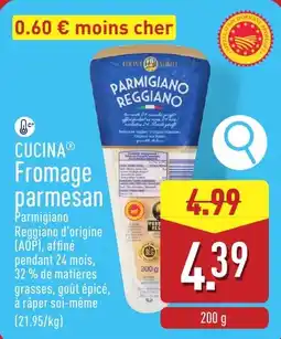 ALDI Cucina fromage parmesan aanbieding
