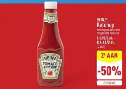 ALDI Heinz tomato ketchup aanbieding