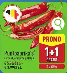ALDI Puntpaprika's aanbieding