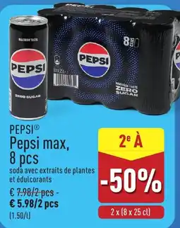 ALDI Pepsi max aanbieding