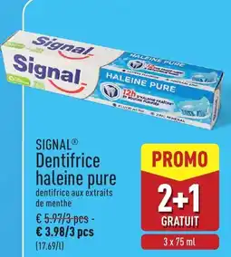 ALDI Signal Dentifrice haleine pure aanbieding