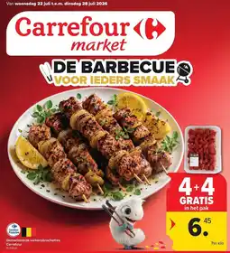 Carrefour Market Gemarineerde varkensbrochette aanbieding