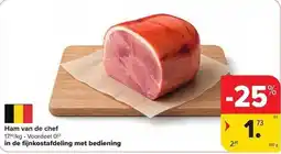 Carrefour Market Ham van de chef aanbieding