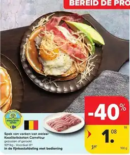 Carrefour Market Spek van varken van weleer aanbieding