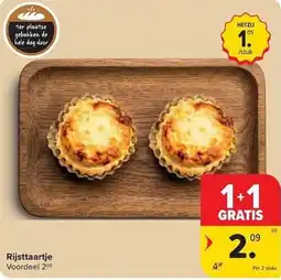 Carrefour Market Rijsttaartje aanbieding