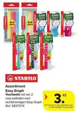 Carrefour Assortiment Easy Graph aanbieding