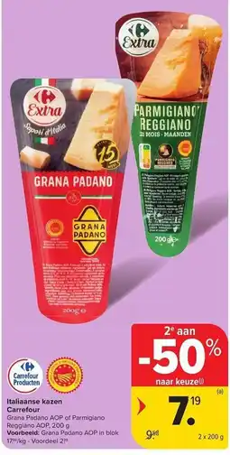 Carrefour Market Italiaanse kazen aanbieding
