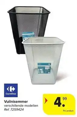 Carrefour Vuilnisemmer aanbieding