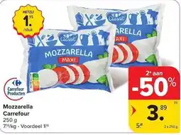 Carrefour Market Mozzarella Carrefour aanbieding