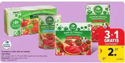 Carrefour Market Tomaten in blik, brik en bokaal aanbieding