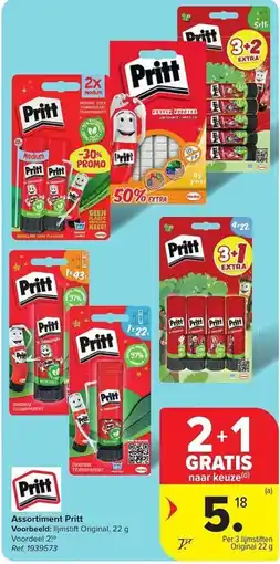 Carrefour Assortiment Pritt aanbieding