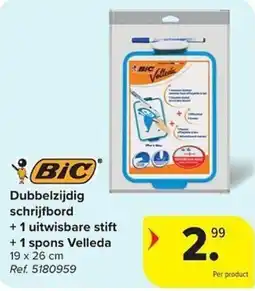 Carrefour Dubbelzijdig schrijfbord aanbieding