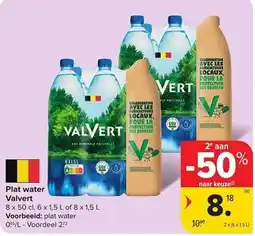 Carrefour Market Plat water Valvert aanbieding