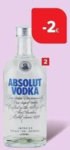 Carrefour Market Absolut vodka aanbieding