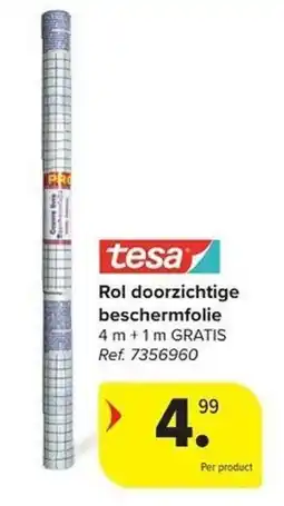 Carrefour Rol doorzichtige beschermfolie aanbieding