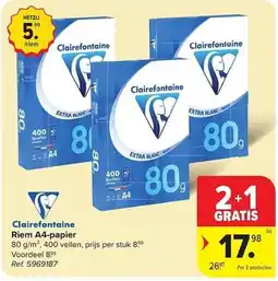 Carrefour Riem A4-papier aanbieding