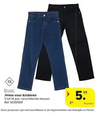 Basic jeans voor kinderen