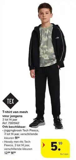 Carrefour T-shirt van mesh voor jongens aanbieding
