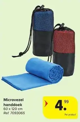Carrefour Microvezel handdoek aanbieding