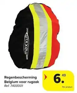 Carrefour Regenbescherming belgium voor rugzak aanbieding