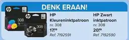 Carrefour hp kleureninktpatroon nr. 308 aanbieding