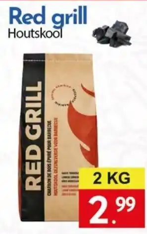 Red grill houtskool